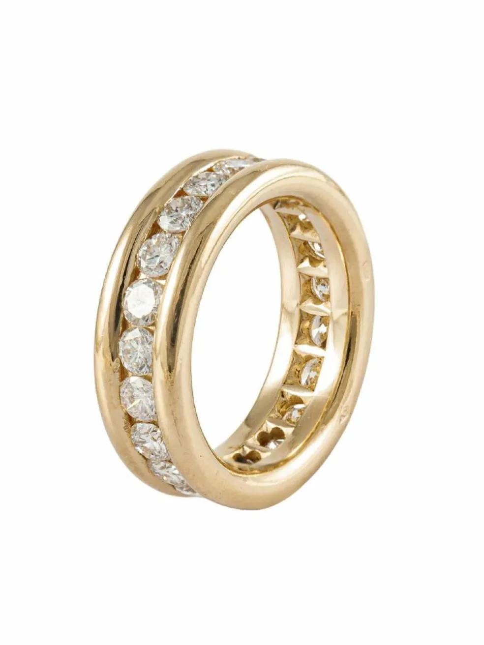 Bague Éternité Or Jaune & Diamants