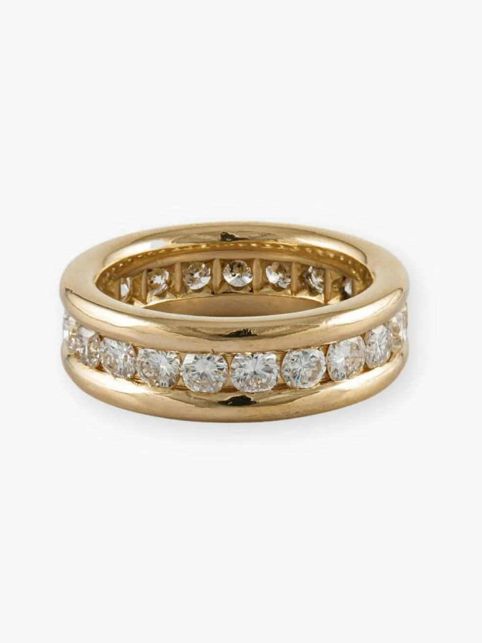 Bague Éternité Or Jaune & Diamants