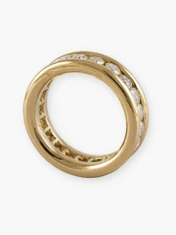 Bague Éternité Or Jaune & Diamants