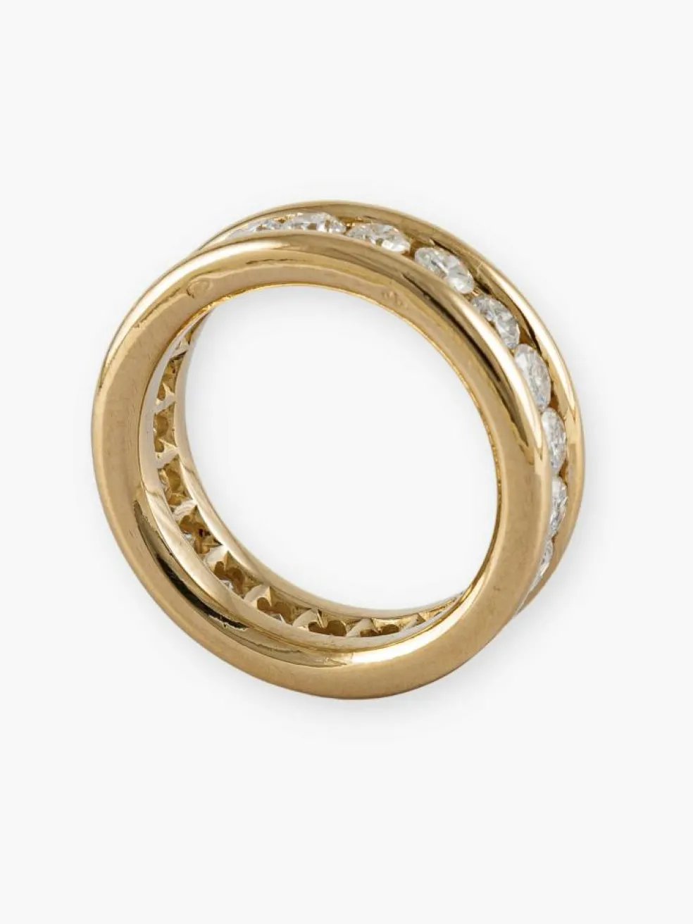 Bague Éternité Or Jaune & Diamants
