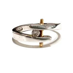 BAGUE TIGE DIAMANT