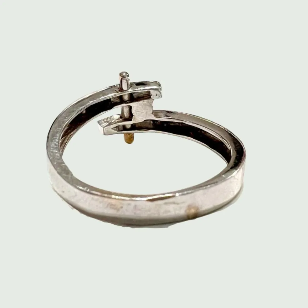 BAGUE TIGE DIAMANT