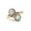 Bague Toi & Moi - Or Bi-colore & Diamants