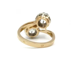 Bague Toi & Moi - Or Bi-colore & Diamants