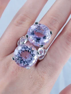 Bague Toi & Moi Améthystes