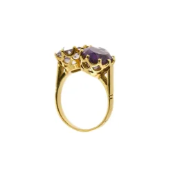 Bague Toi & Moi améthystes