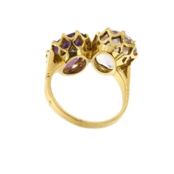 Bague Toi & Moi améthystes