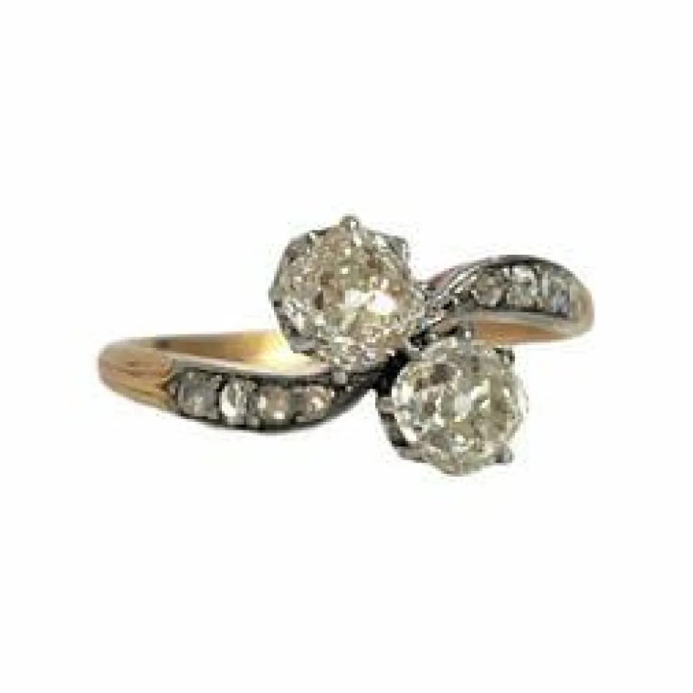Bague Toi & Moi diamants