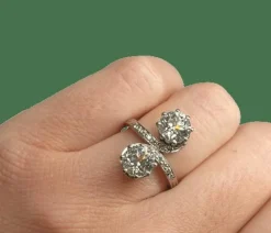 BAGUE "TOI & MOI" DIAMANTS
