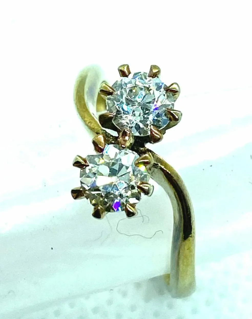 Bague Toi & Moi diamants