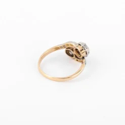Bague Toi & Moi Diamants Platine & Or Jaune