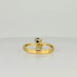 Bague toi & moi en or jaune 18 carats