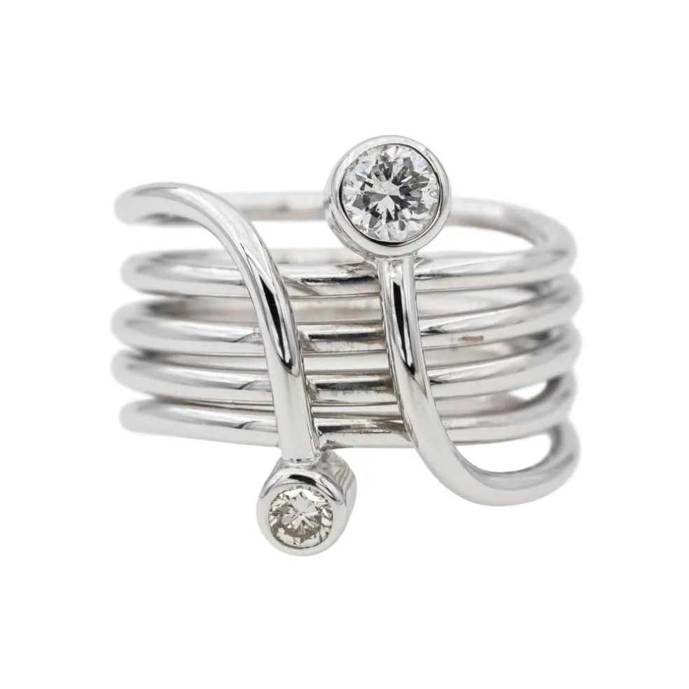 Bague Toi & Moi Or blanc Diamant