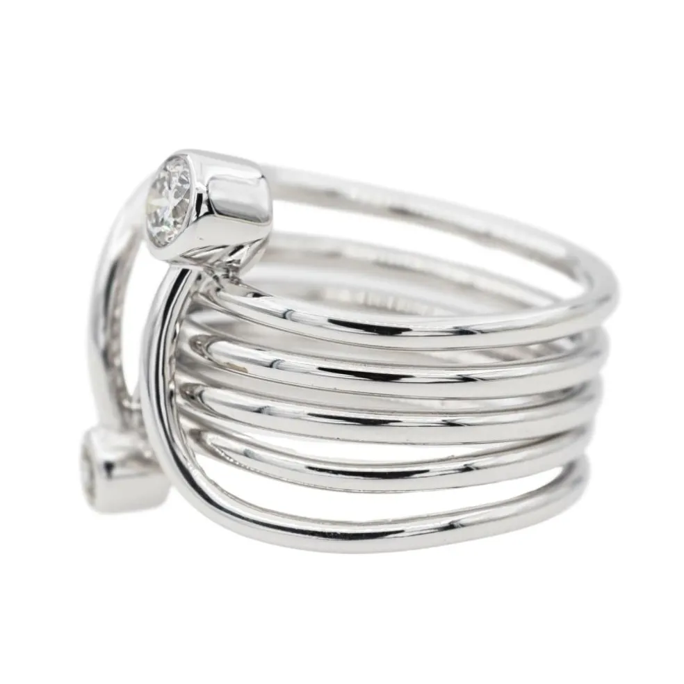 Bague Toi & Moi Or blanc Diamant