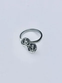 Bague toi & moi or blanc et diamants