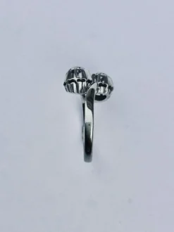 Bague toi & moi or blanc et diamants