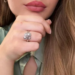 Bague Toi & Moi Or Blanc 18k & Diamants