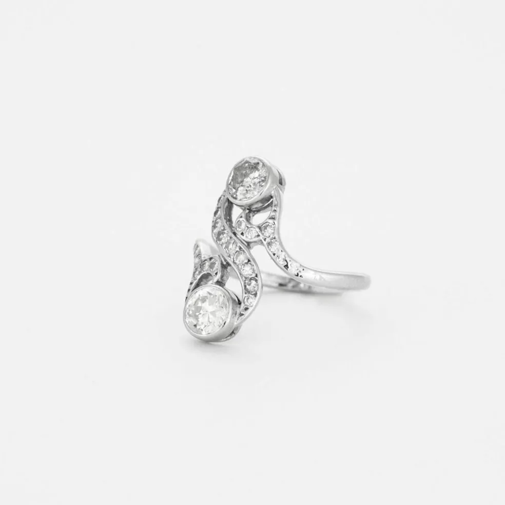 Bague toi & moi Or et Diamants