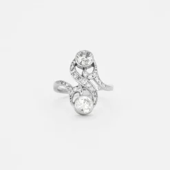 Bague toi & moi Or et Diamants