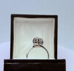 Bague Toi & Moi or gris diamants