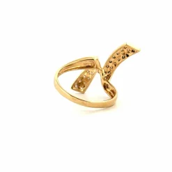 Bague Toi & Moi or jaune diamants