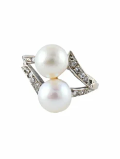 Bague Toi & Moi Perles