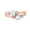 Bague Toi & Moi perles