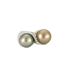 Bague Toi & Moi Perles