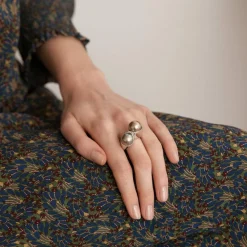 Bague Toi & Moi Perles
