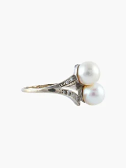 Bague Toi & Moi Perles