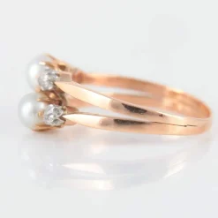 Bague Toi & Moi perles
