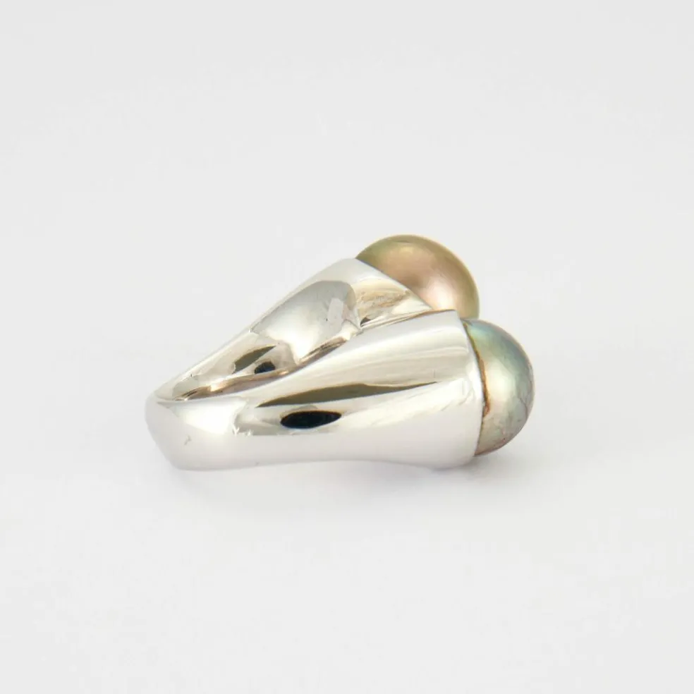 Bague Toi & Moi Perles
