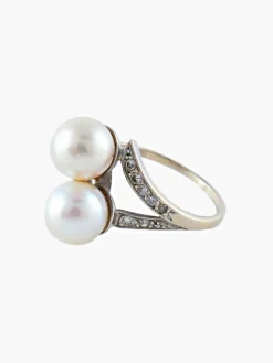Bague Toi & Moi Perles