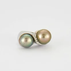 Bague Toi & Moi Perles