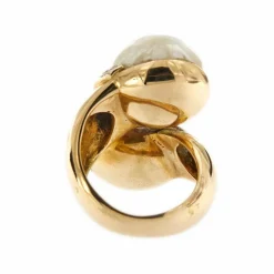 Bague Toi & Moi perles et diamants