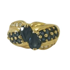 Bague Toi & Moi Saphir & Diamants