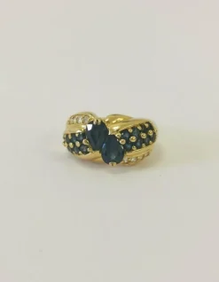 Bague Toi & Moi Saphir & Diamants