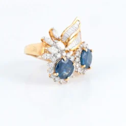 Bague Toi & Moi, Saphirs Diamants