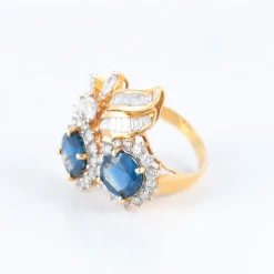 Bague Toi & Moi, Saphirs Diamants