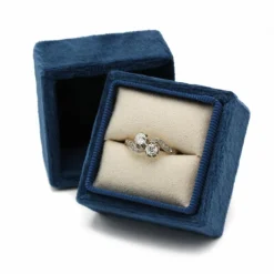 Bague Toi et Moi - Or jaune et diamants