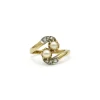 Bague toi et moi - or perles et diamants