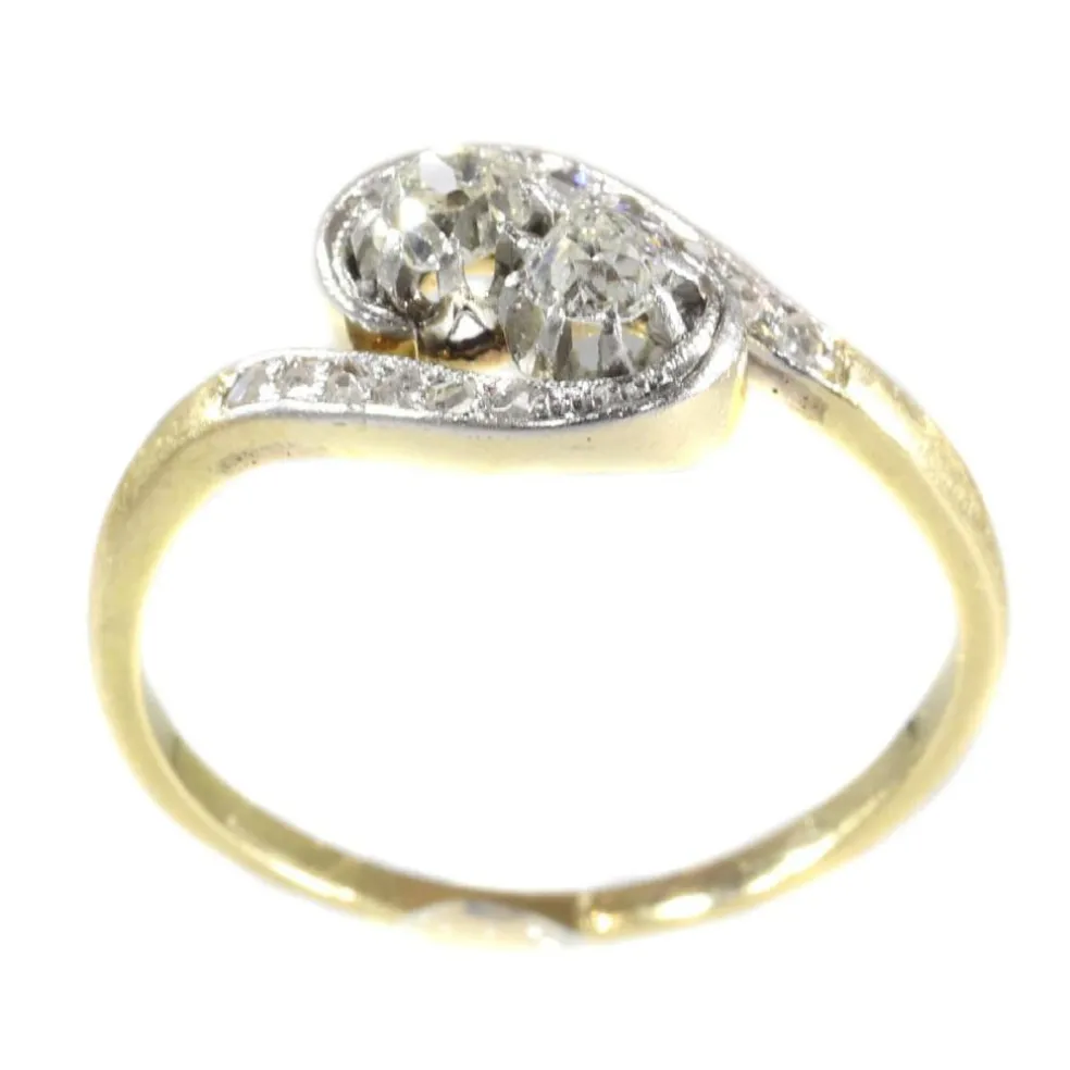 Bague Toi et Moi, diamant