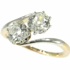 Bague toi et moi, diamants