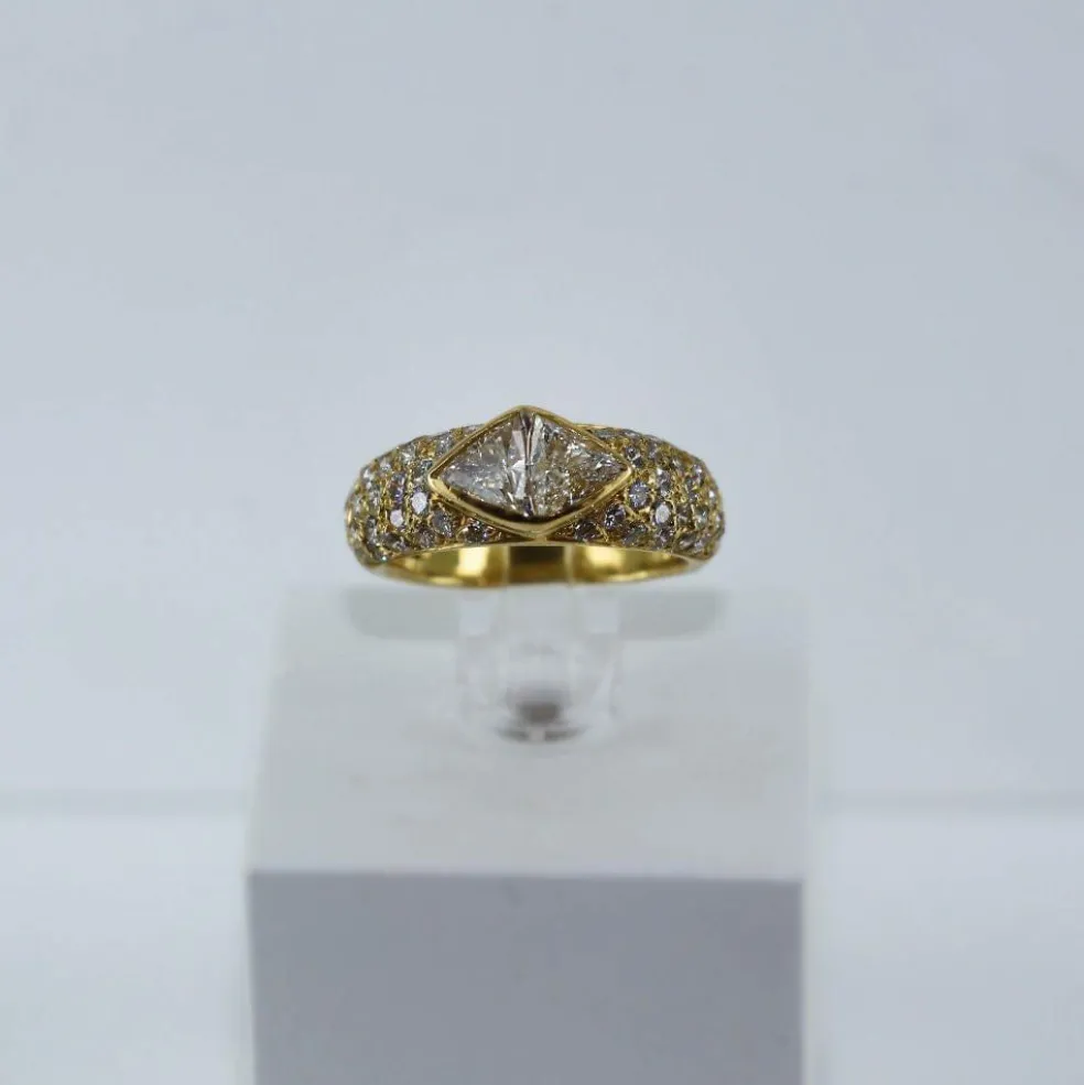 Bague Toi et Moi diamants troïdia