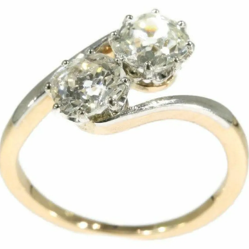 Bague toi et moi, diamants