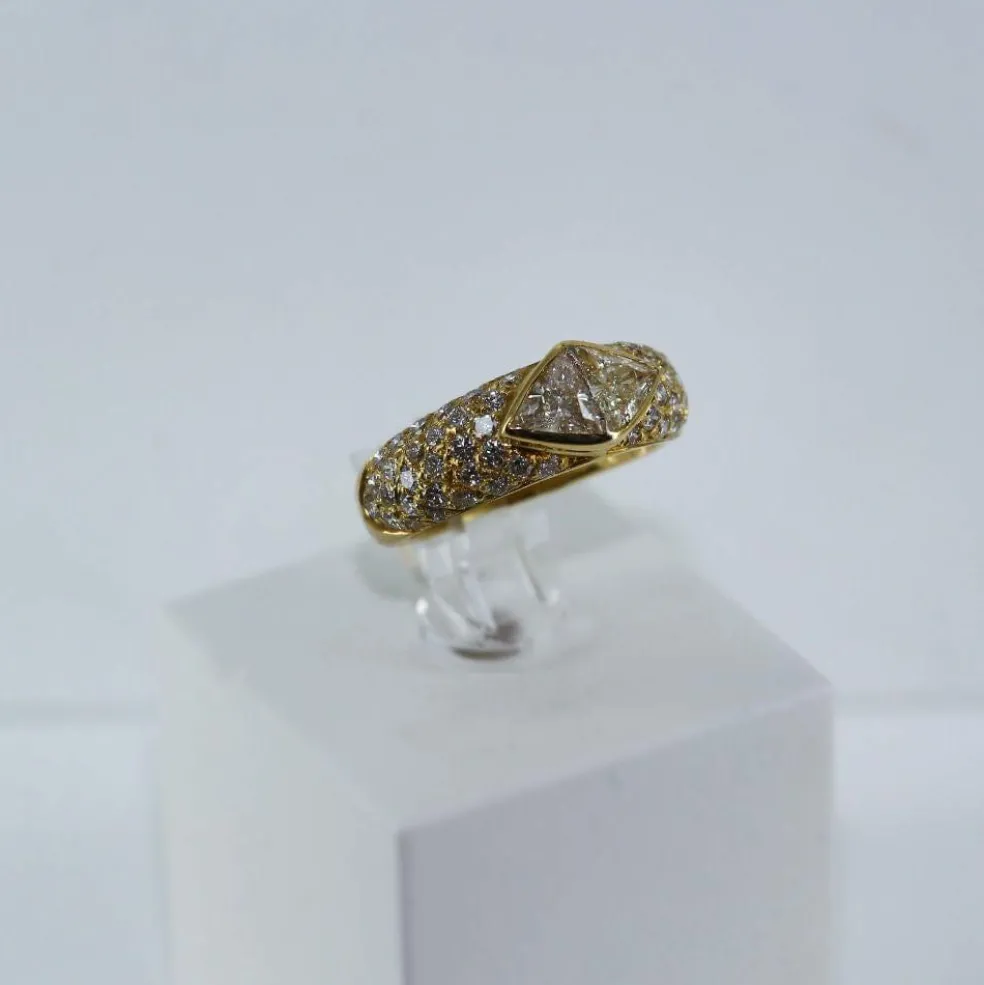 Bague Toi et Moi diamants troïdia