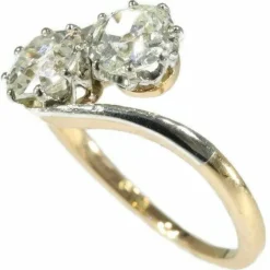 Bague toi et moi, diamants