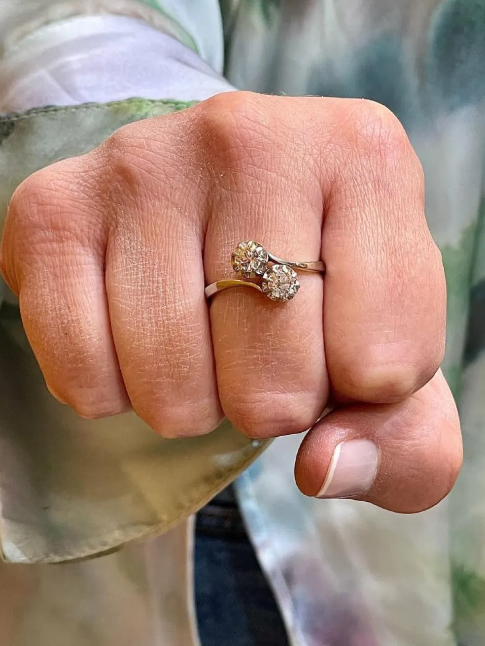Bague Toi et Moi diamants