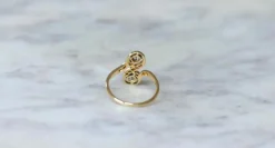 Bague Toi et Moi diamants Belle Époque