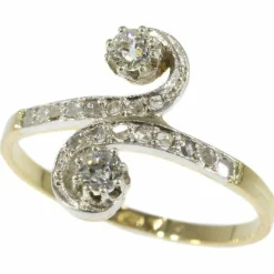 Bague Toi et moi en diamant